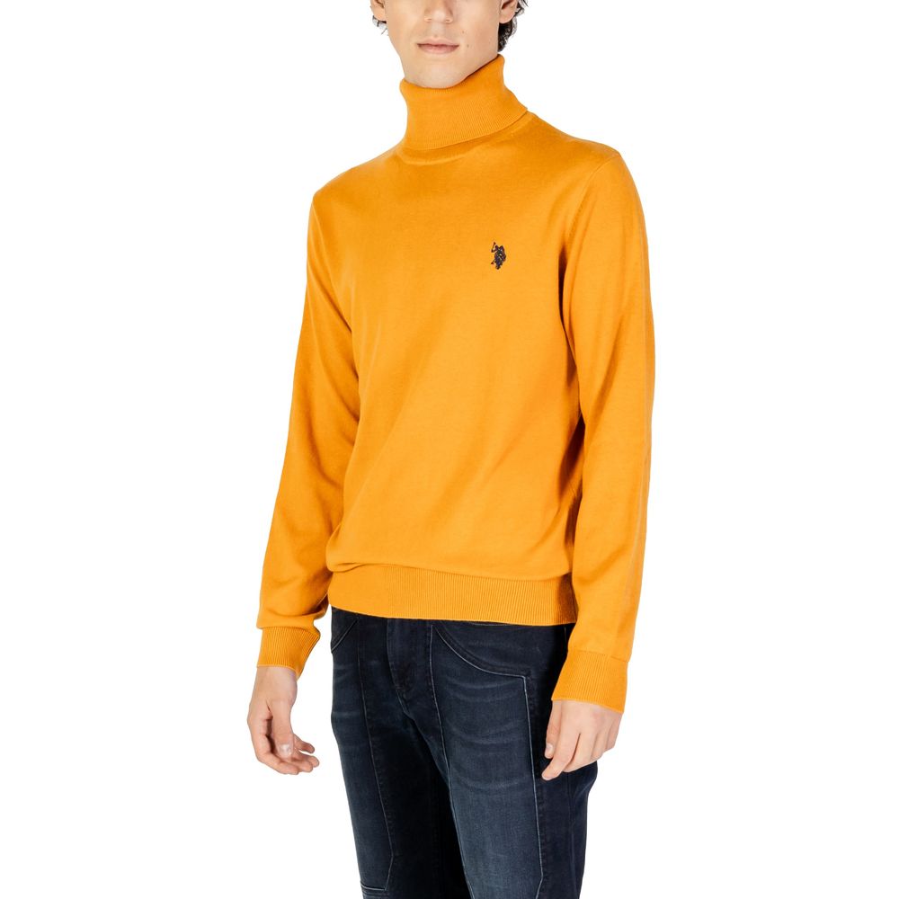 Orange Cotton Turtleneck - ventzia