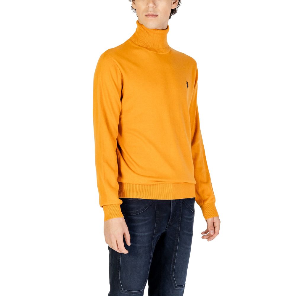 Orange Cotton Turtleneck - ventzia