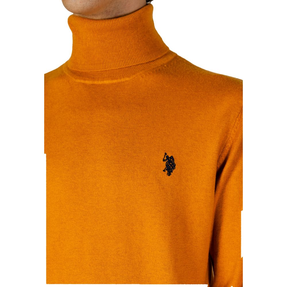 Orange Cotton Turtleneck - ventzia