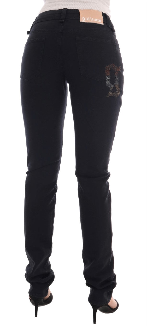 Chic Black Regular Fit Denim Jeans - ventzia