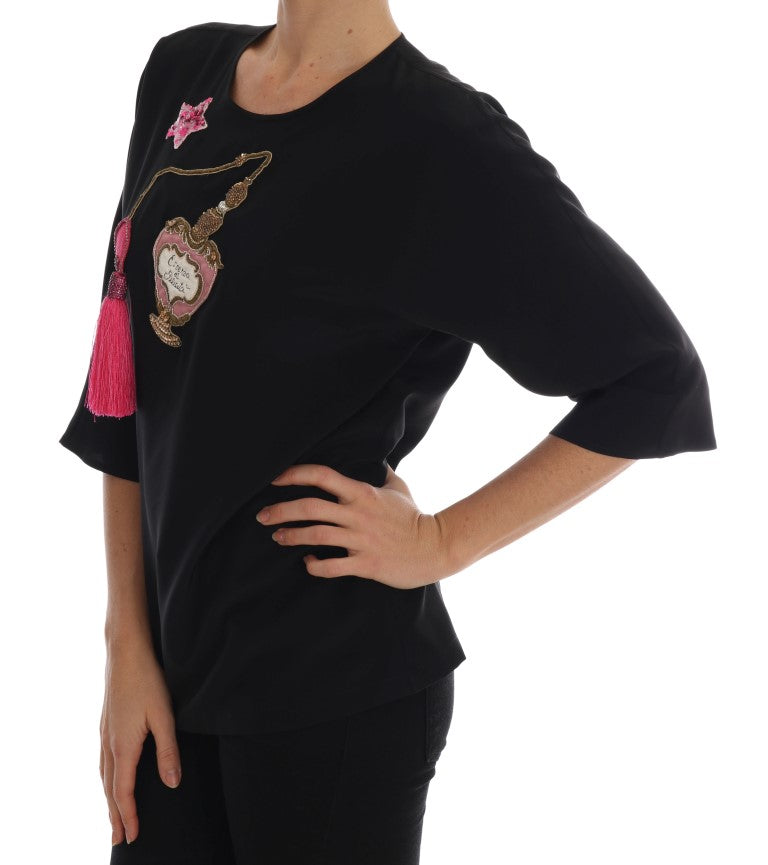 Fairy Tale Embroidered Silk Blouse - ventzia