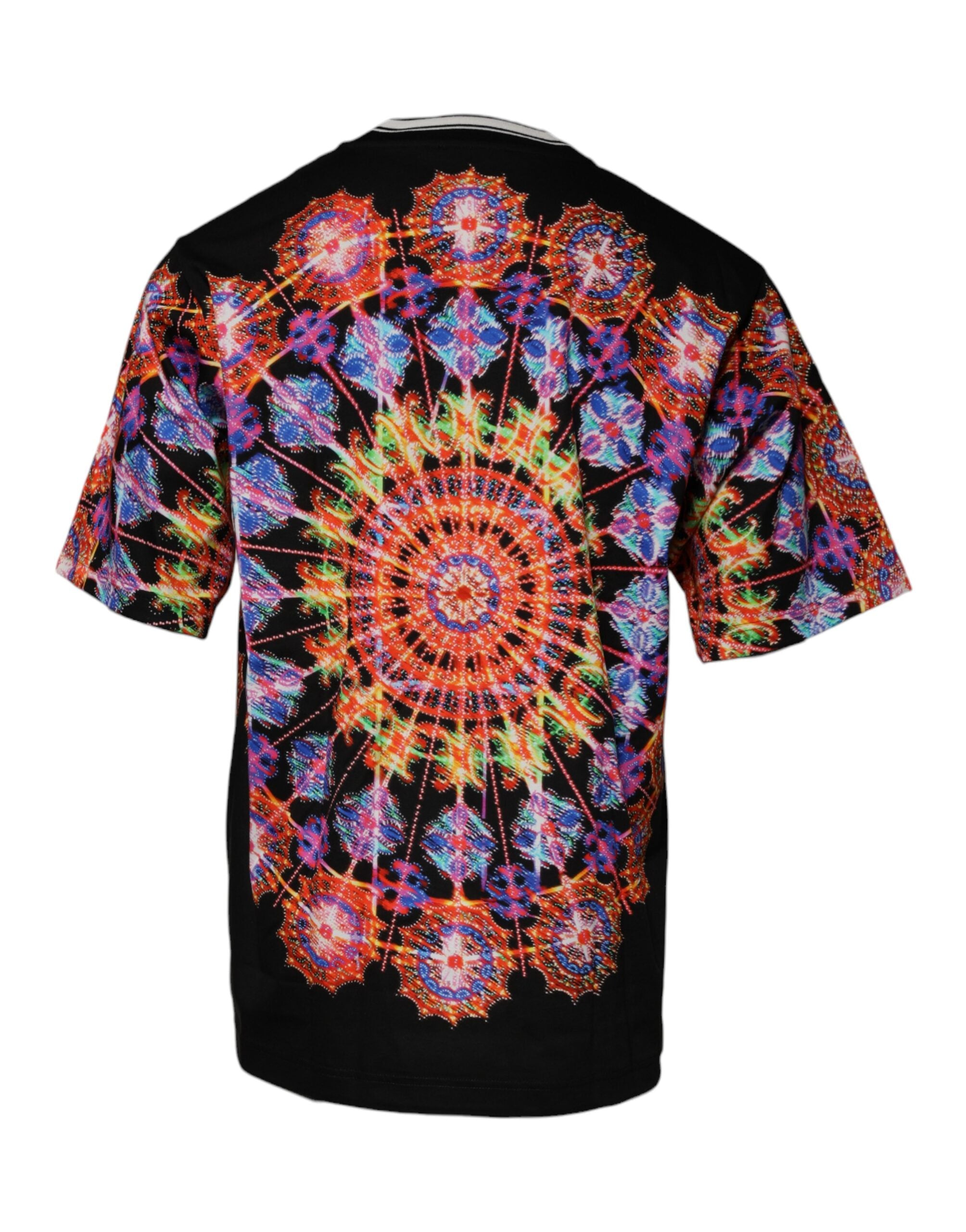 Multicolor Kaleidoscope Men Short Sleeves T-shirt - ventzia