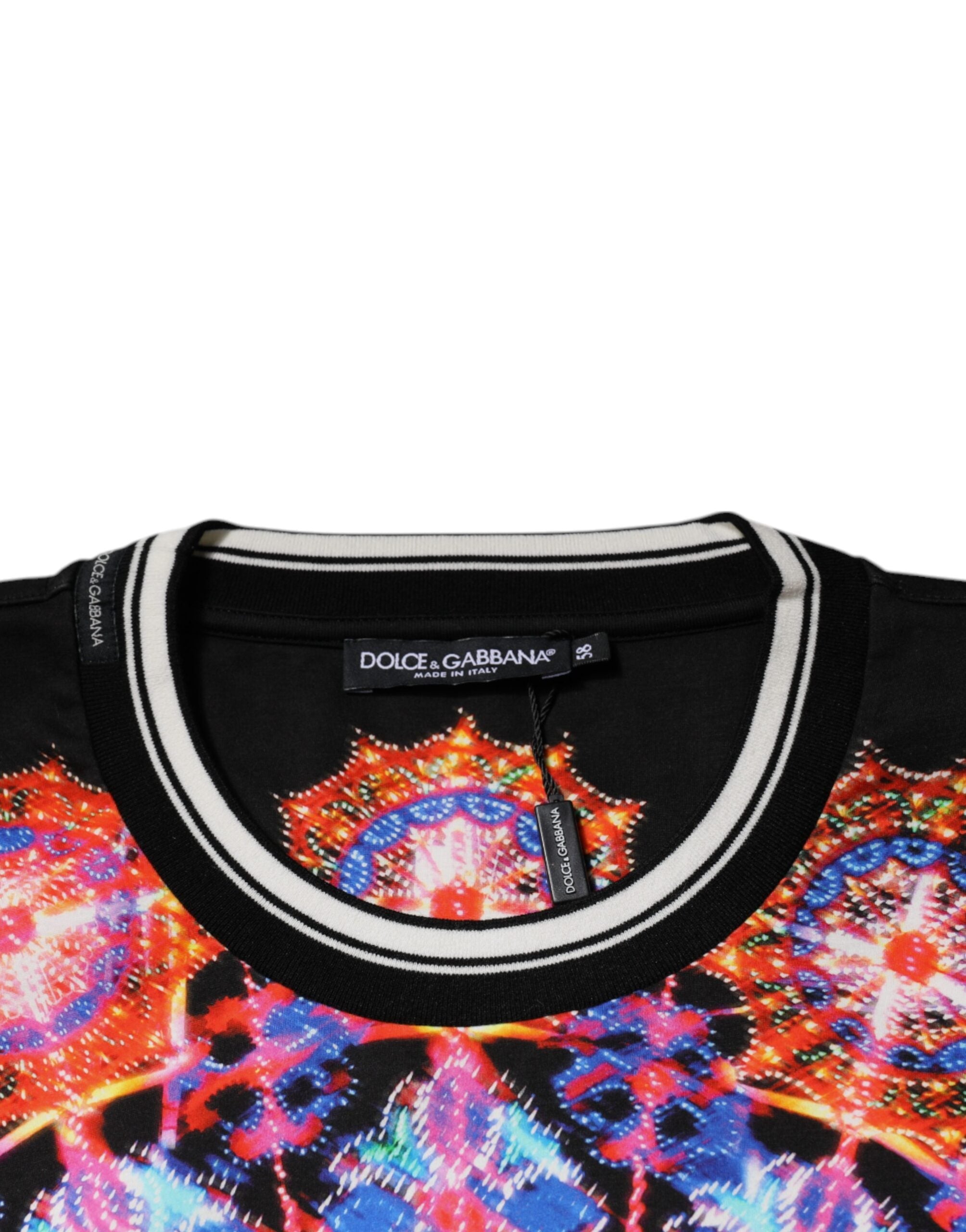 Multicolor Kaleidoscope Men Short Sleeves T-shirt - ventzia