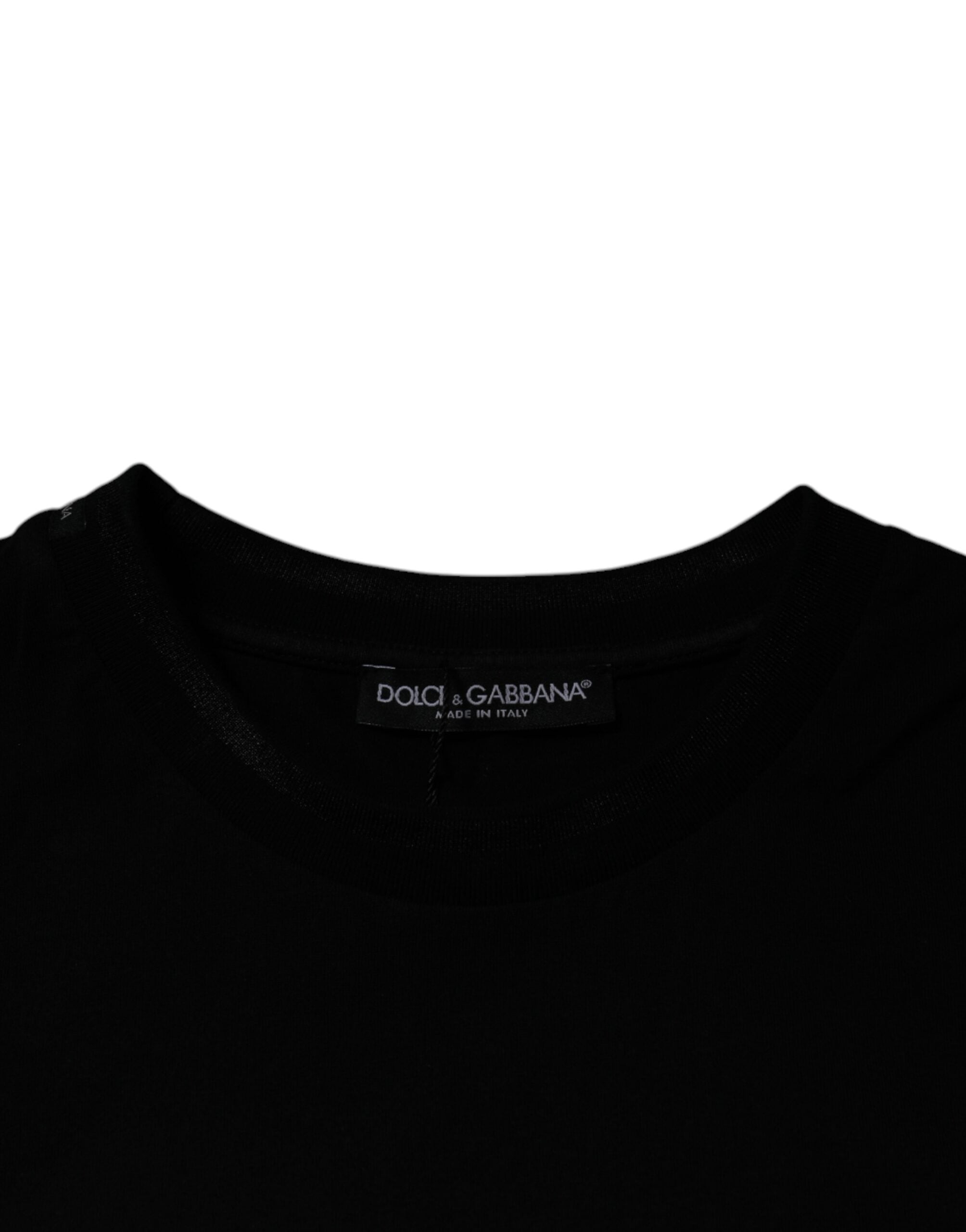 Black Crew Neck Short Sleeve T-shirt - ventzia