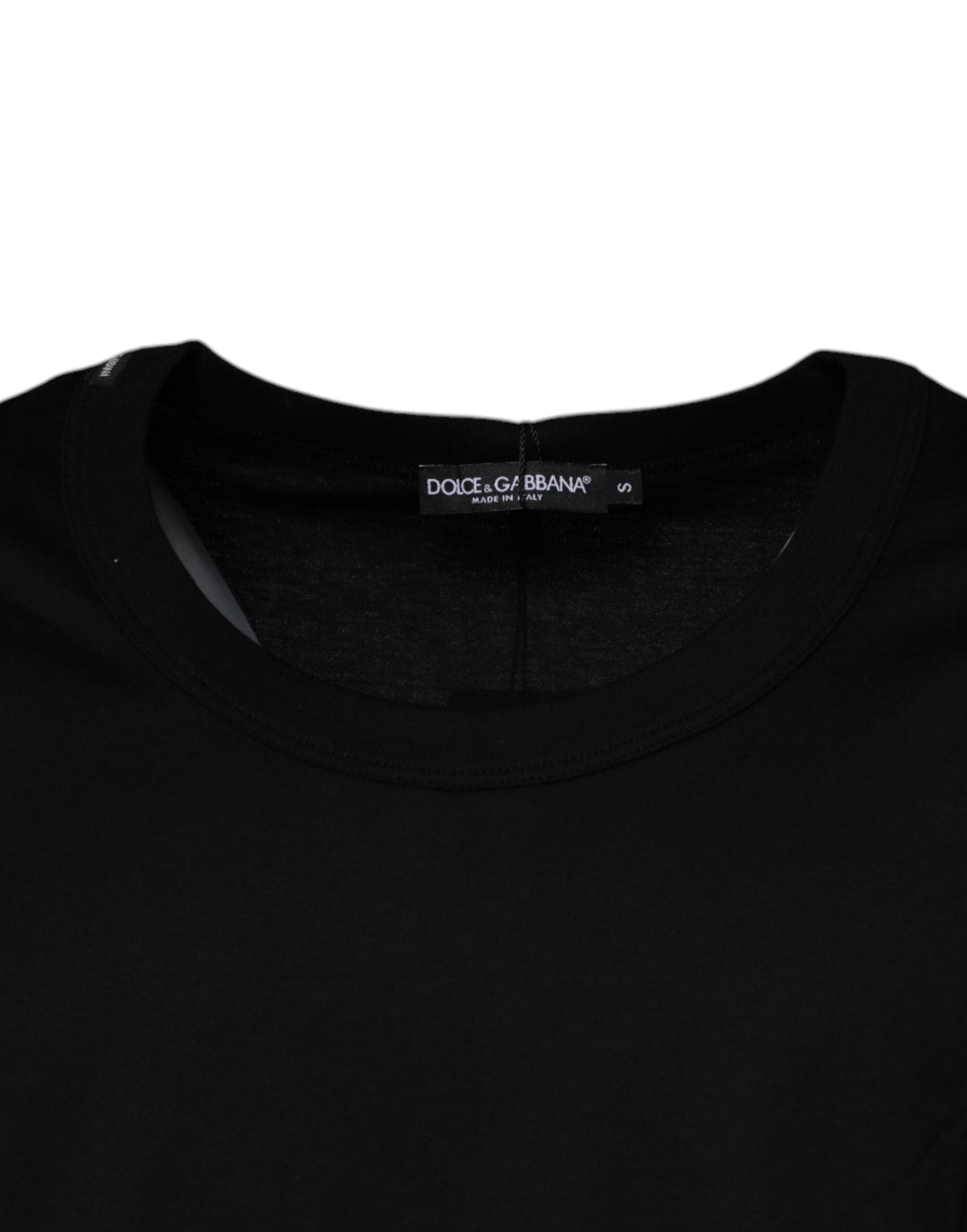 Black Cotton Round Neck Sleeveless T-shirt - ventzia
