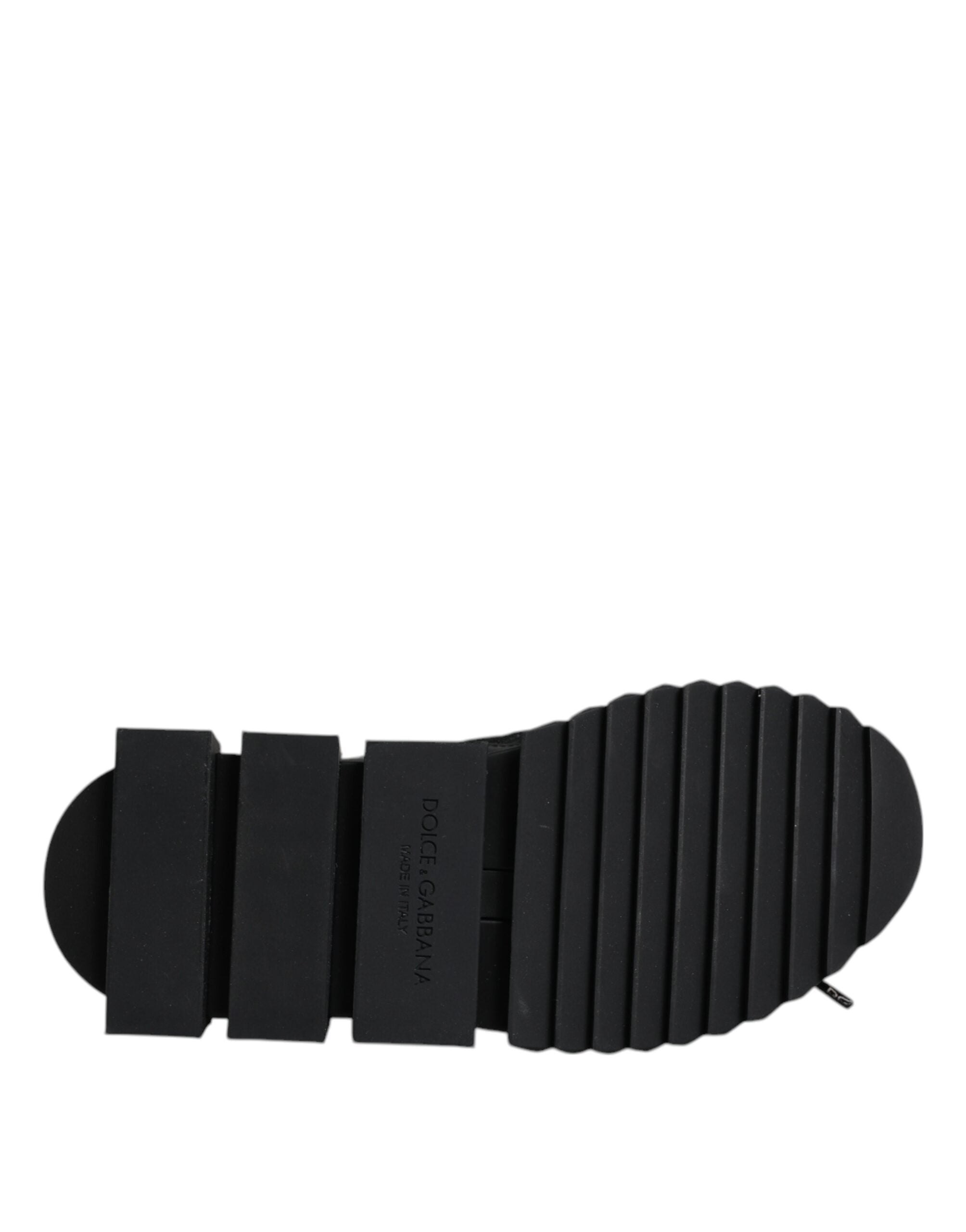 Black Sorrento Socks Logo Sneakers Shoes - ventzia