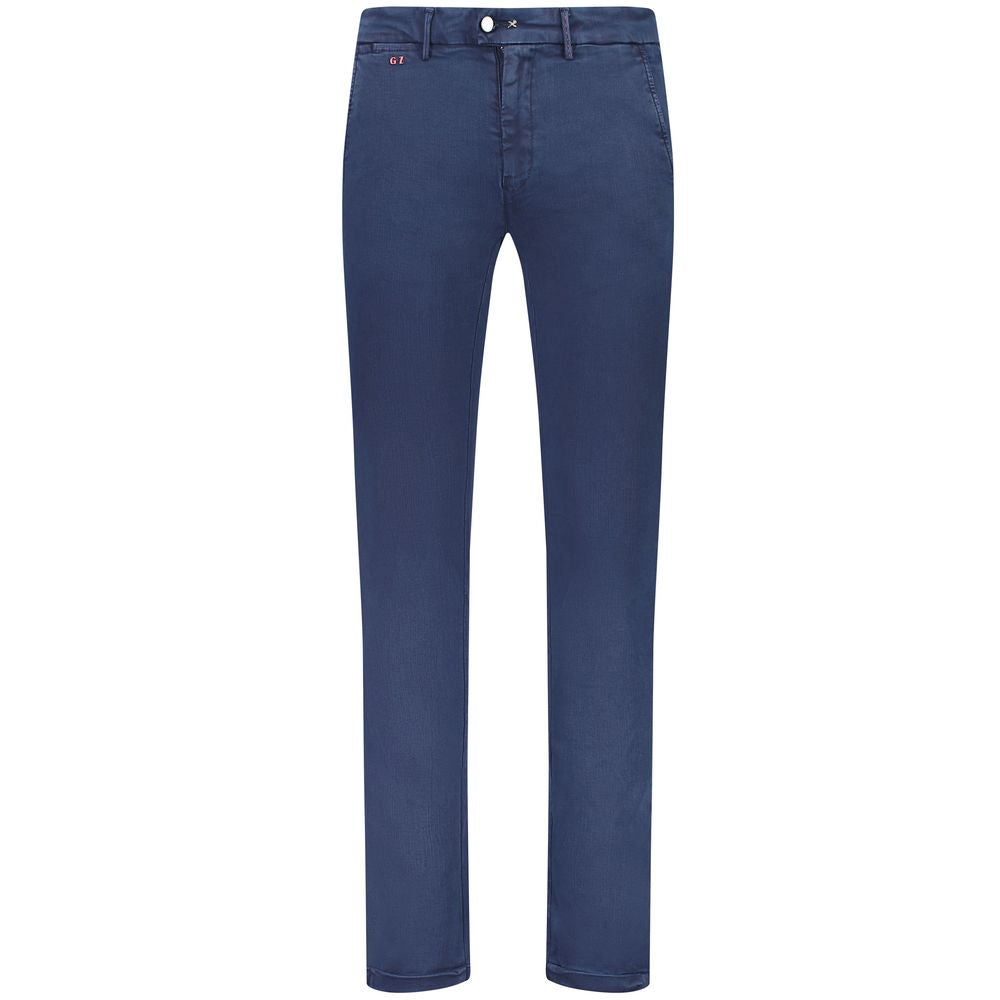 Blue Cotton Jeans & Pant