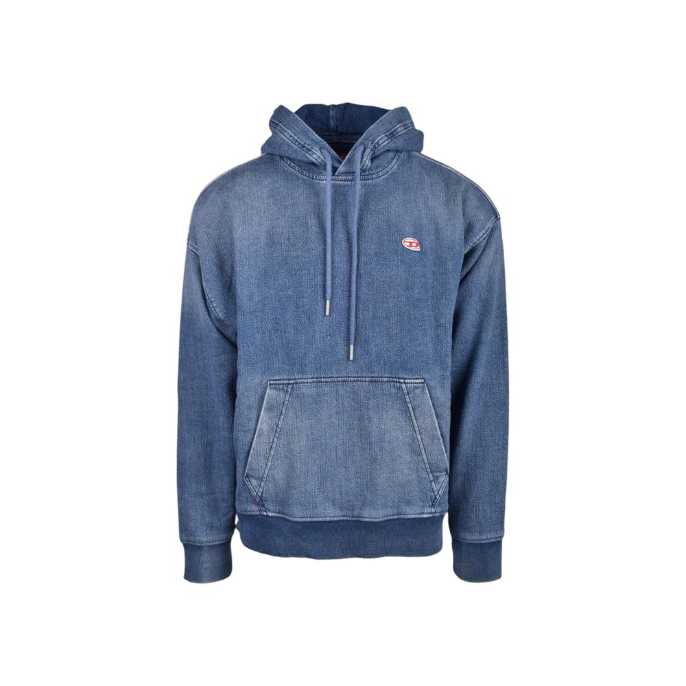 Blue Cotton Hoody