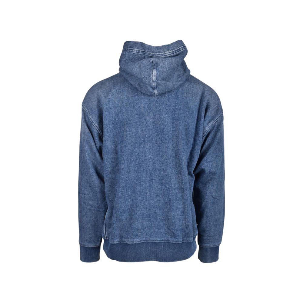Blue Cotton Hoody