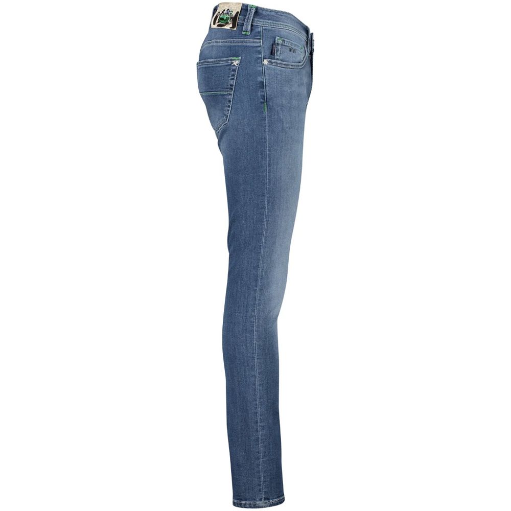 Blue Cotton Jeans & Pant - ventzia