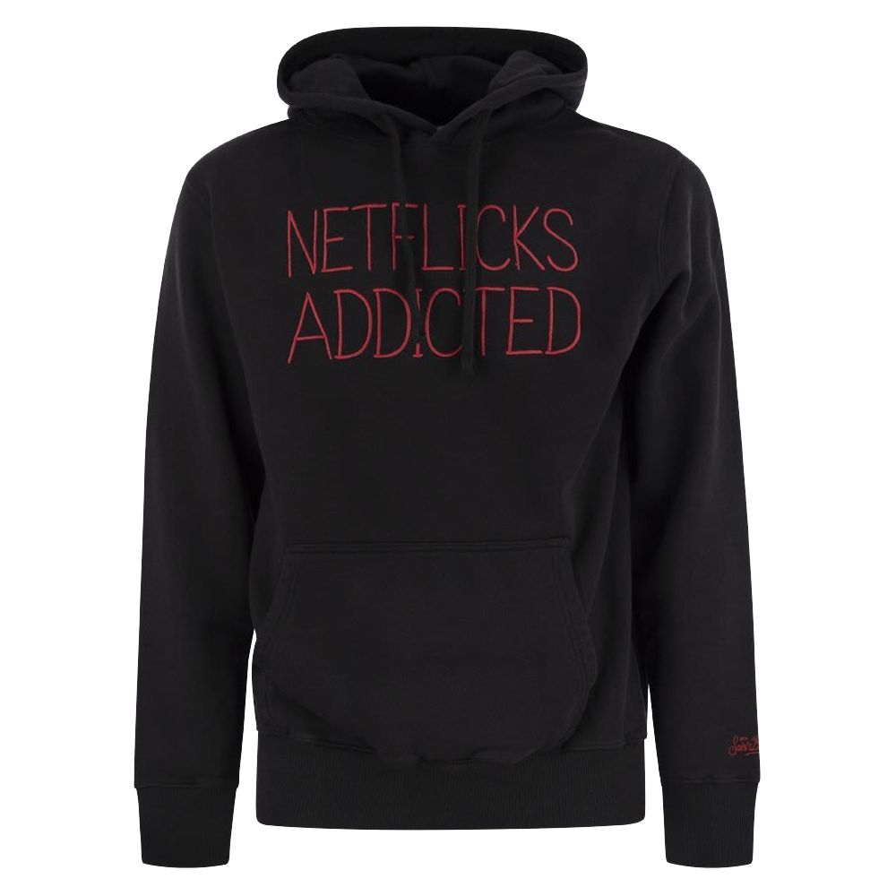 Black Cotton Sweater - ventzia
