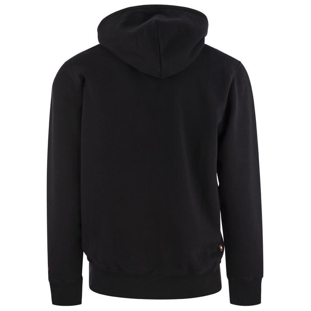 Black Cotton Sweater - ventzia