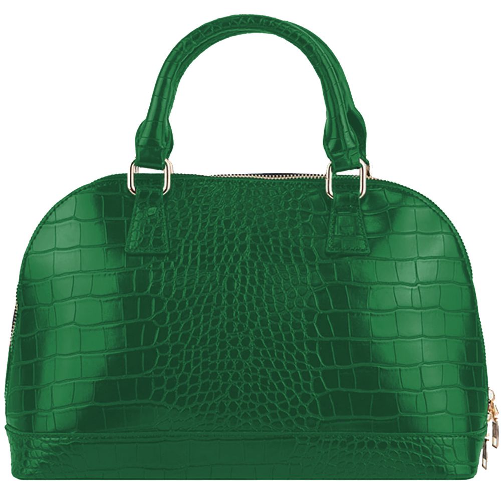 Green Polyethylene Handbag - ventzia