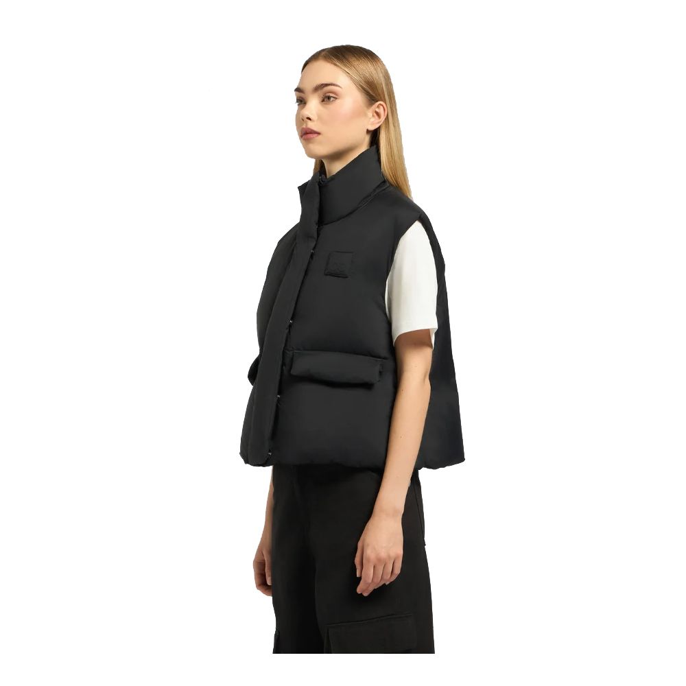Black Nylon Vest - ventzia