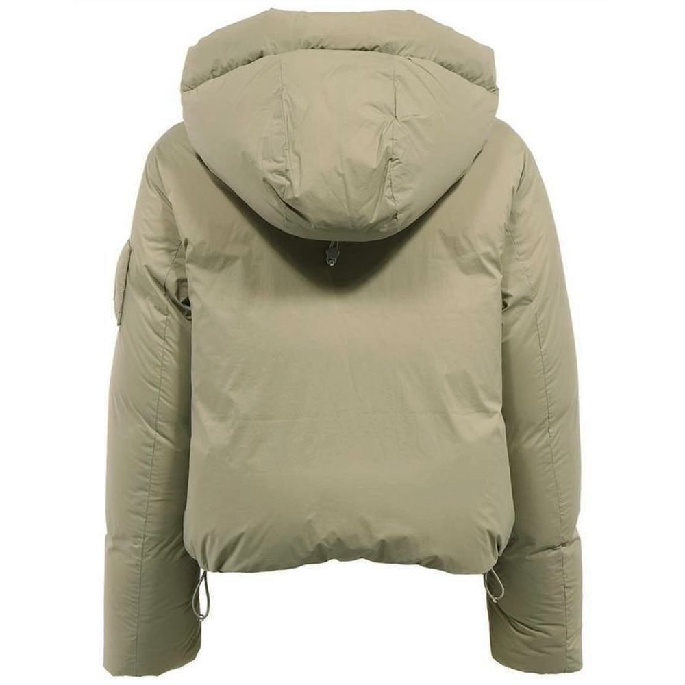 Green Nylon Jackets & Coat - ventzia