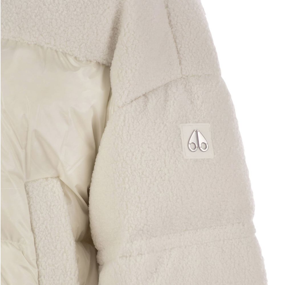 White Nylon Jackets & Coat - ventzia