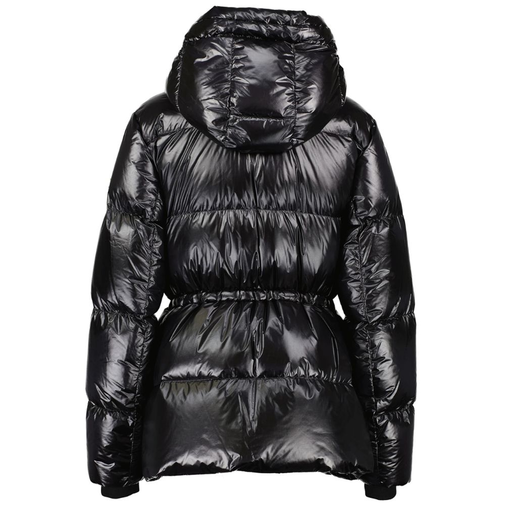 Black Nylon Jackets & Coat - ventzia