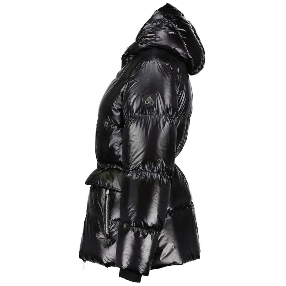 Black Nylon Jackets & Coat - ventzia