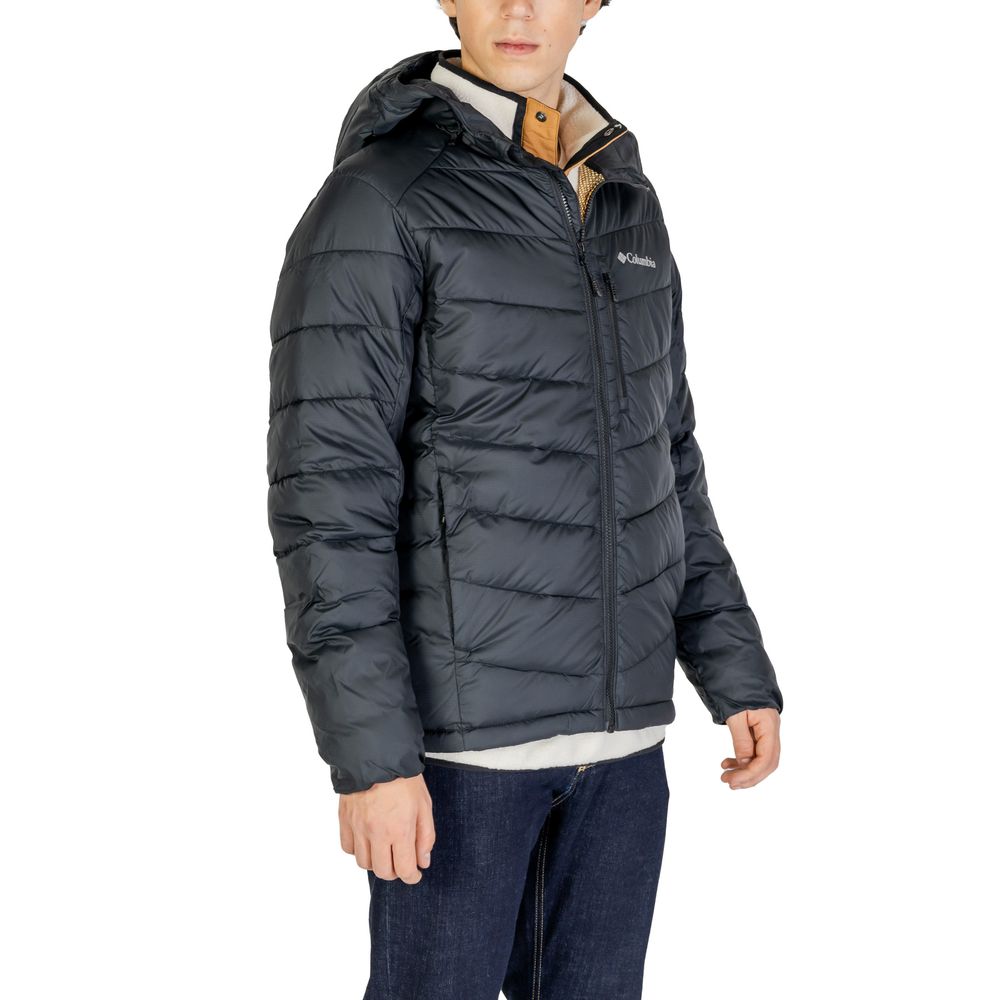 Black Polyester Jackets & Coat - ventzia
