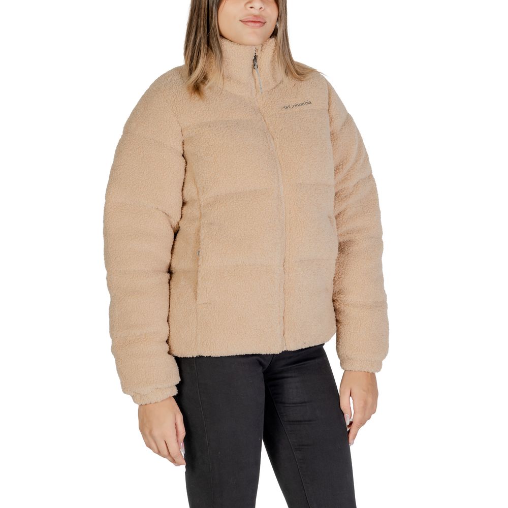 Beige Nylon Coat - ventzia