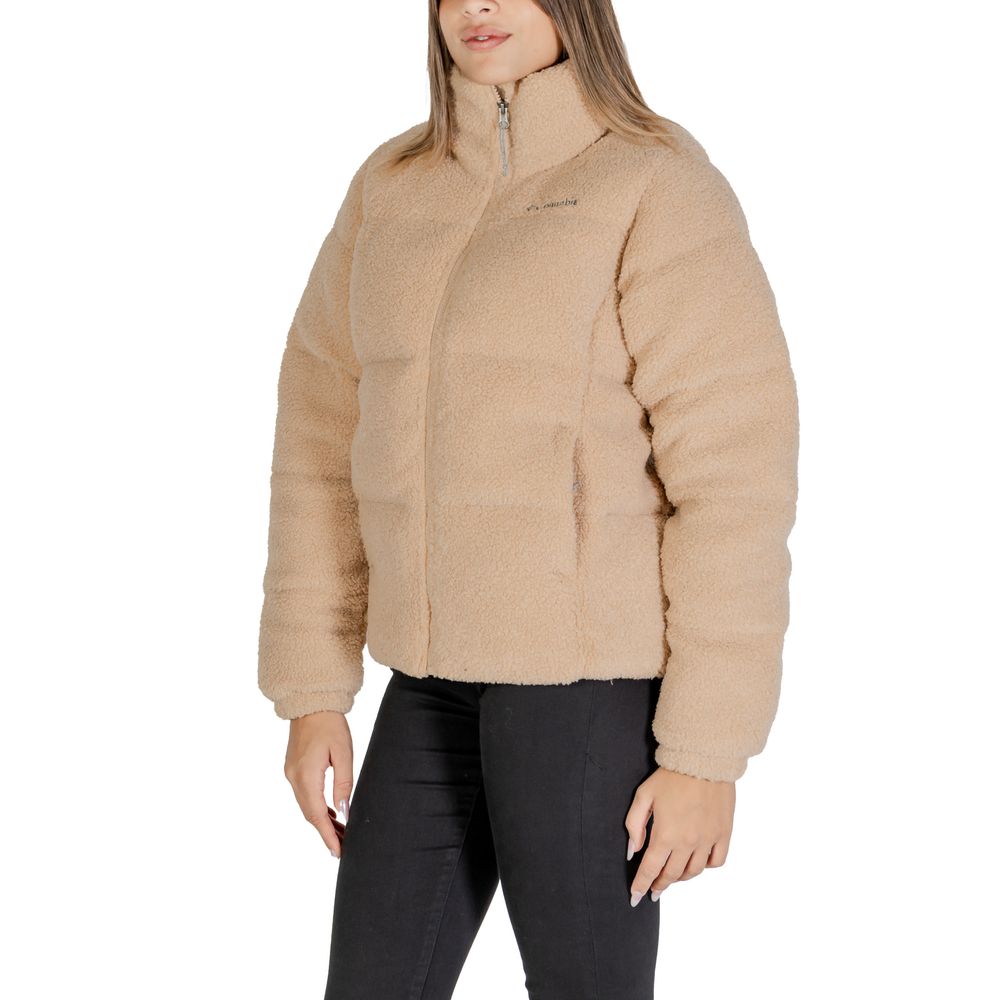 Beige Nylon Coat - ventzia