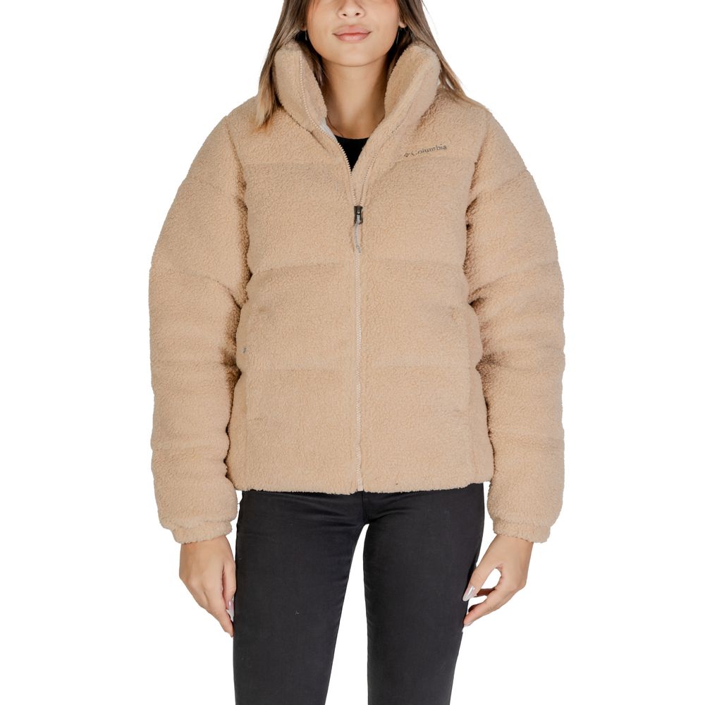 Beige Nylon Coat - ventzia