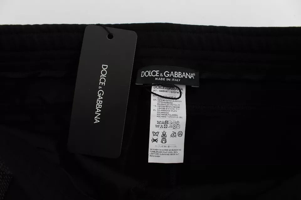 Black Gray Wool Casual Trousers Stripe Pants - ventzia
