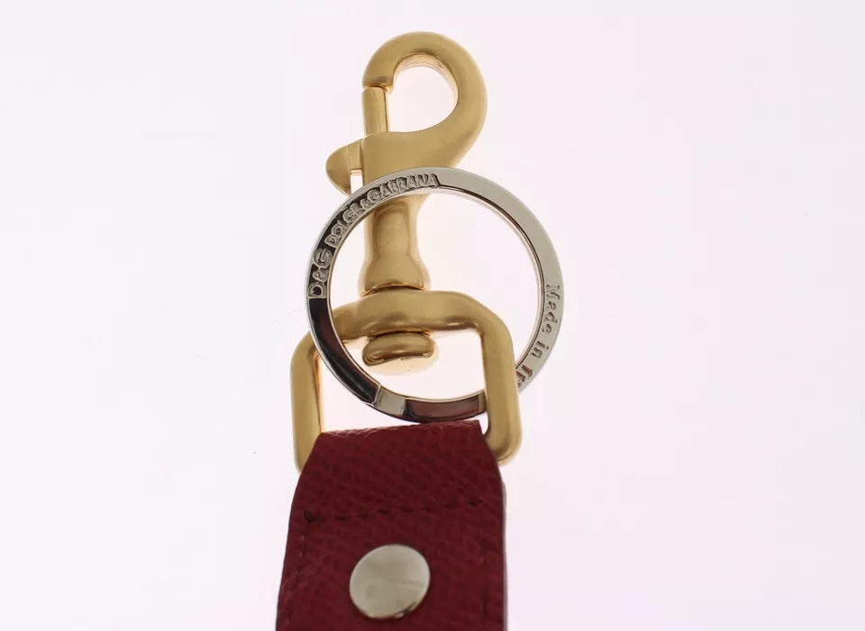 Multicolor Raffia Leather Clasp Finder Chain Keyring - ventzia