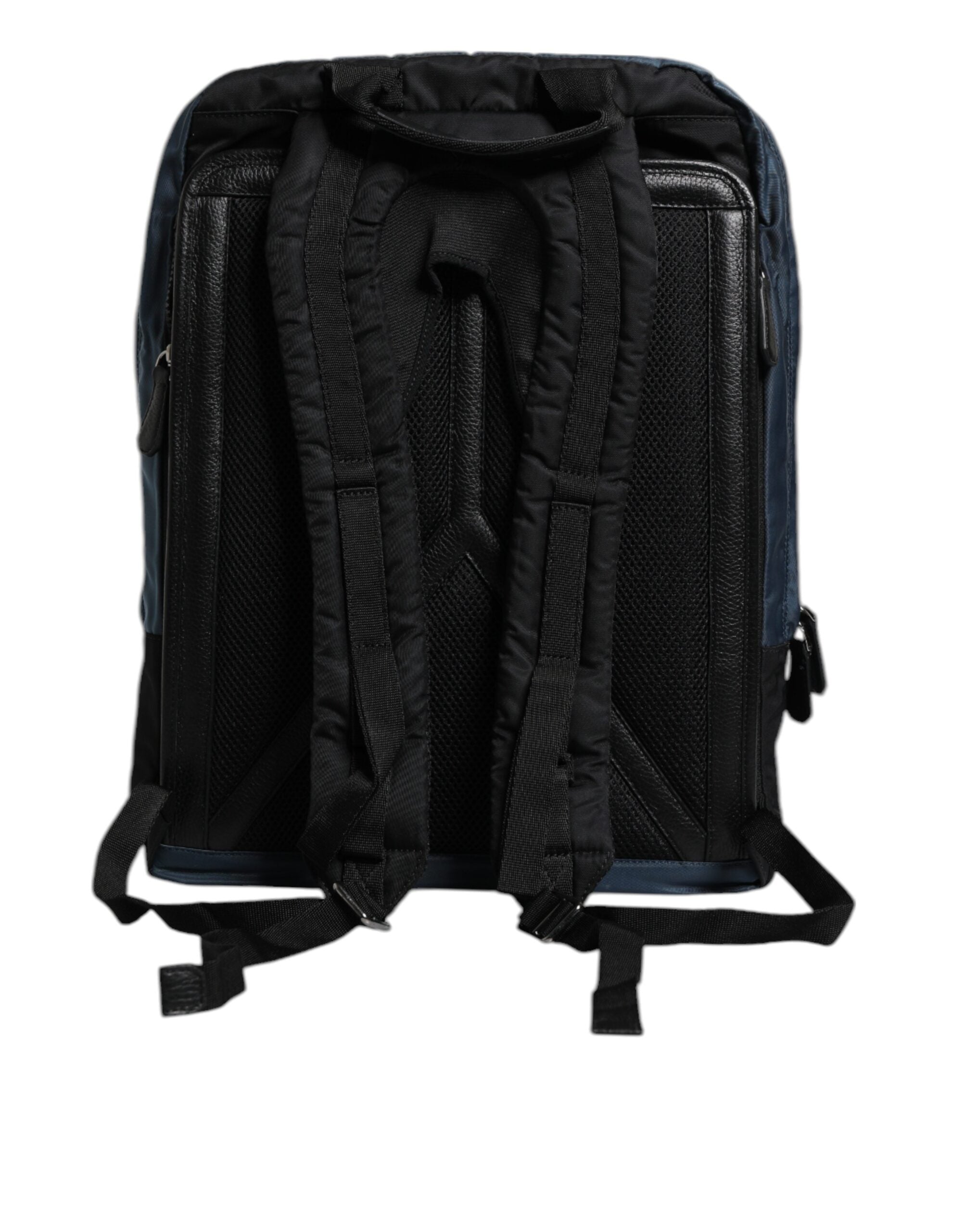 Black Nylon DG Logo School Backpack Bag - ventzia
