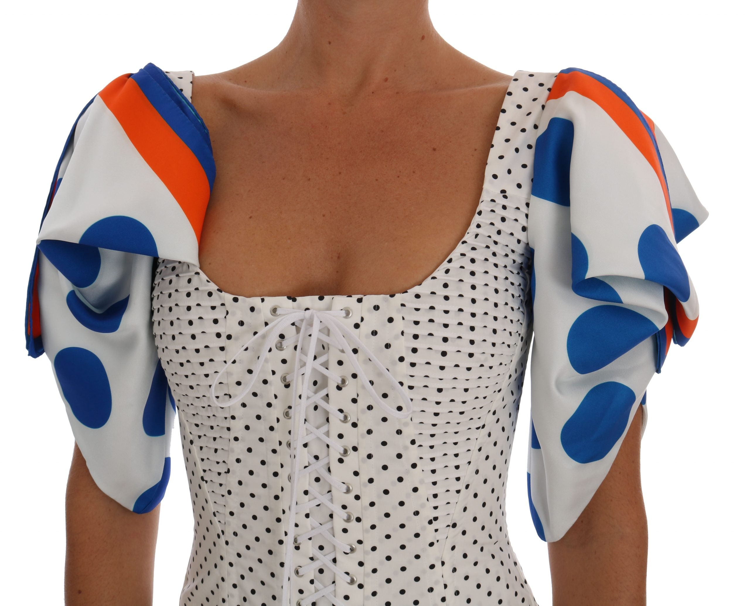 Elegant Polka Dot Bustier Top - ventzia