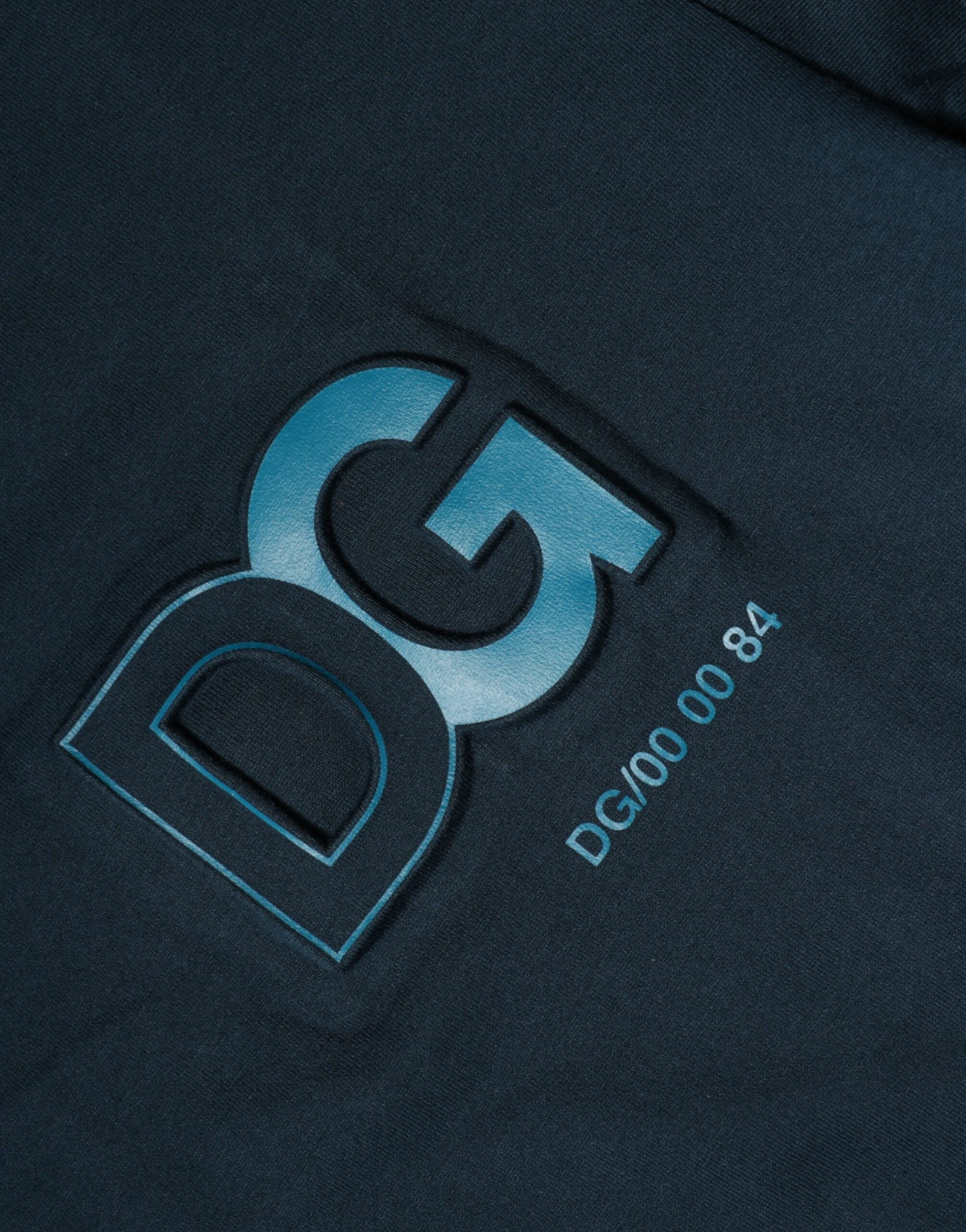 Blue Logo Crew Neck Short Sleeves T-shirt - ventzia