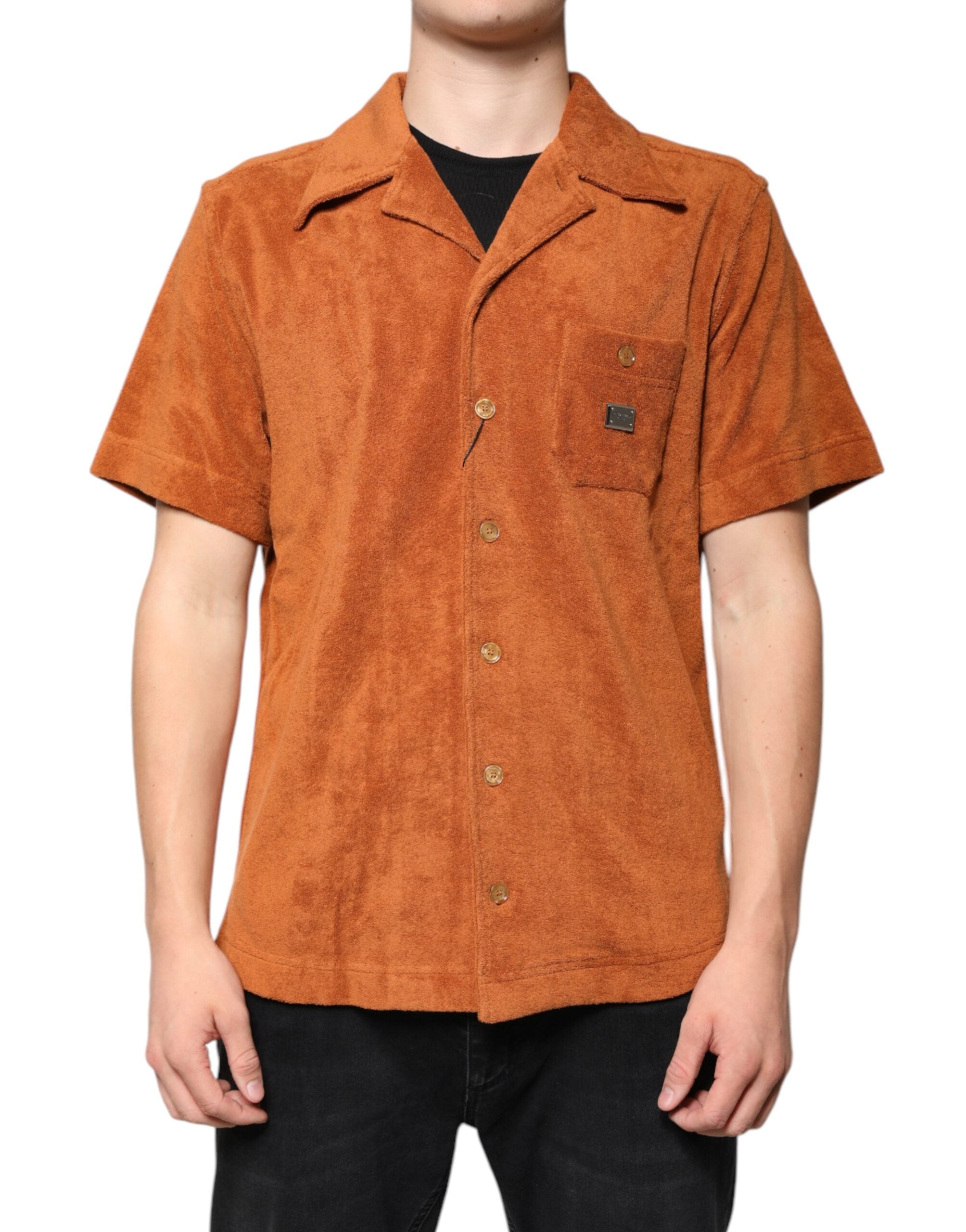 Hazel Cotton Velvet Button Down Collared Shirt - ventzia