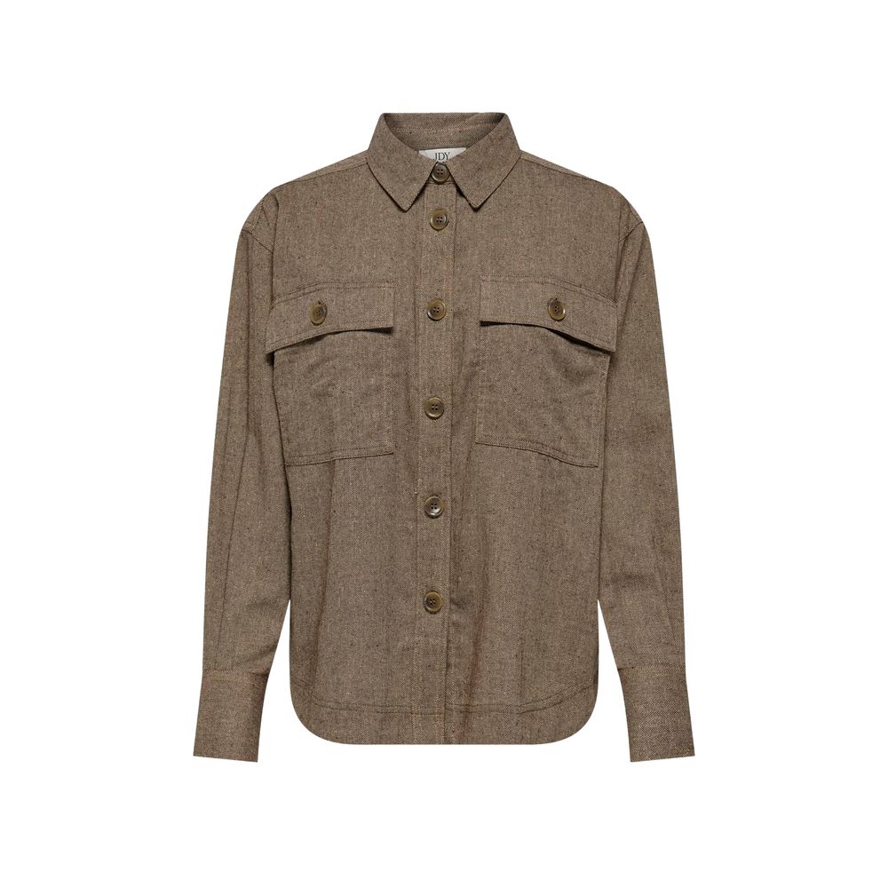 Beige Recycled Cotton Shirt - ventzia