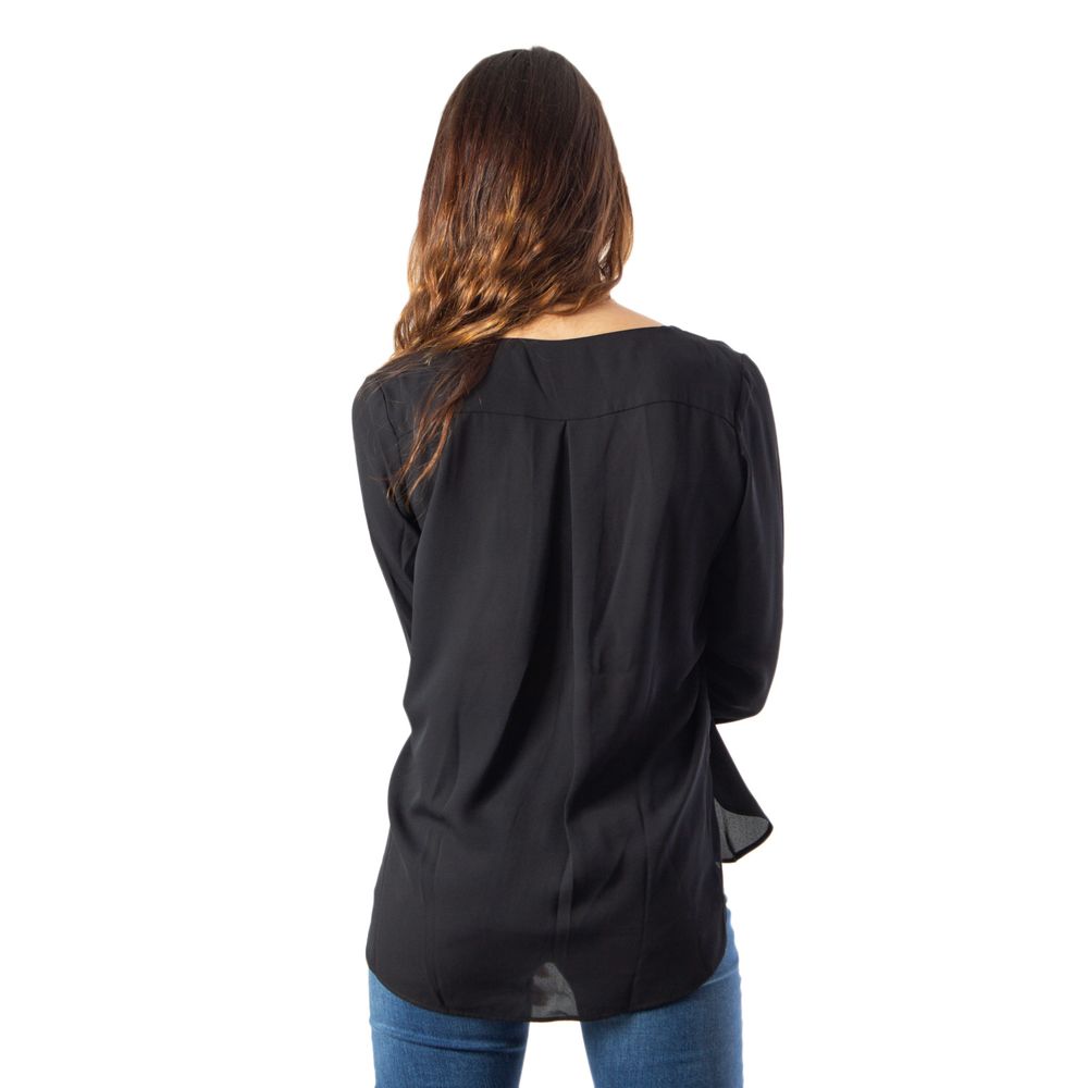 Black Polyester Shirt - ventzia