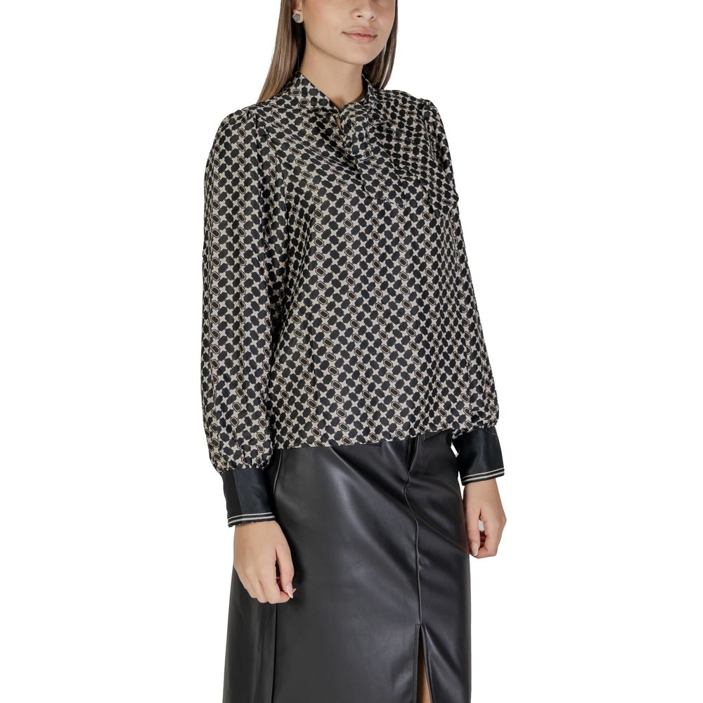 Black Recycled Polyester Shirt - ventzia