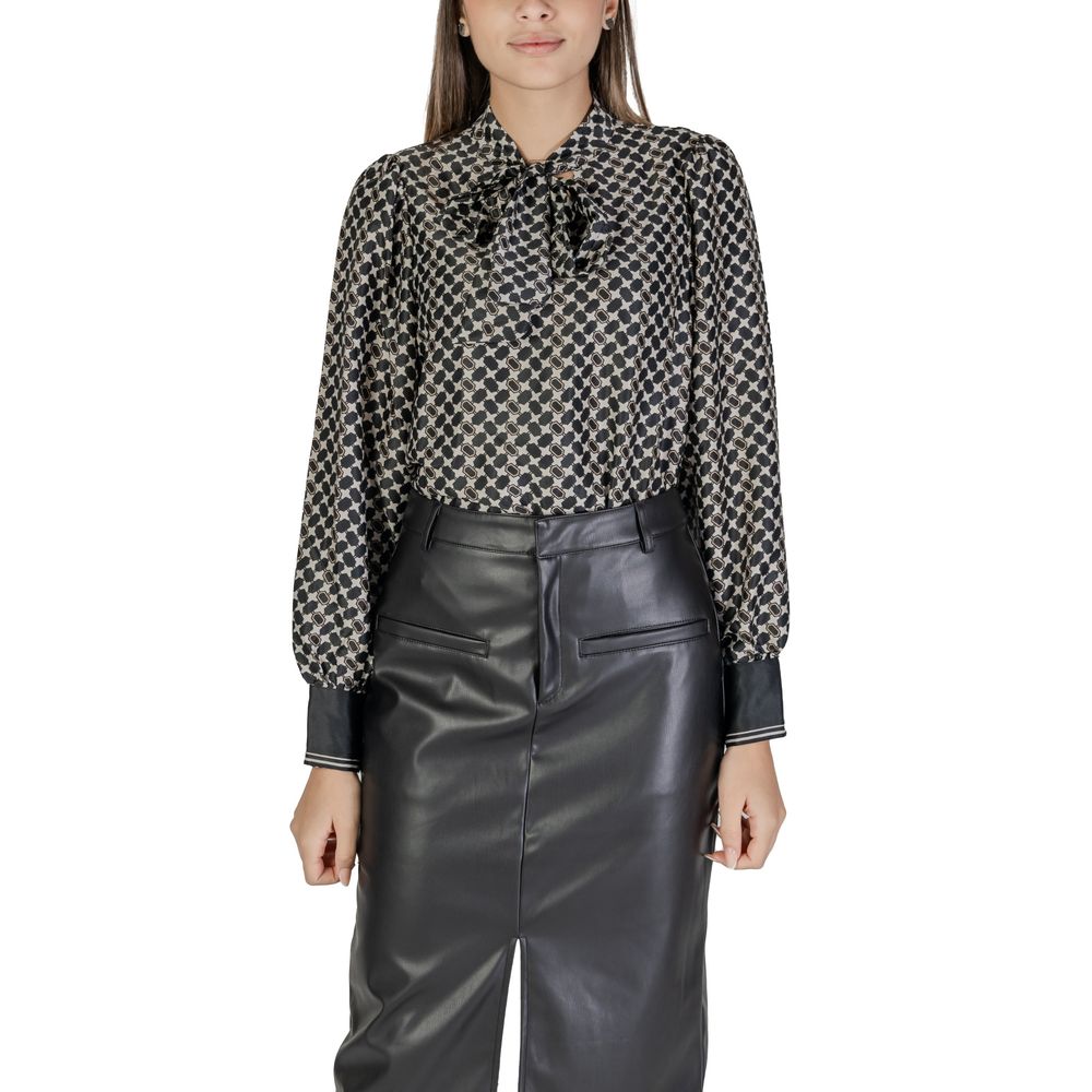 Black Recycled Polyester Shirt - ventzia