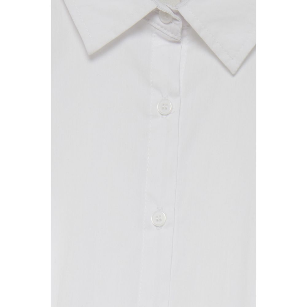 White Cotton Shirt - ventzia