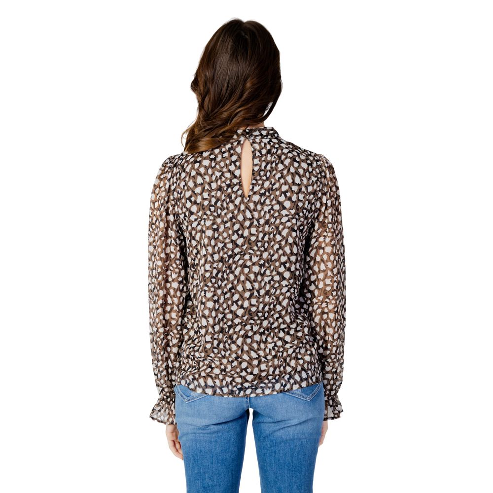 Black Recycled Polyester Blouse