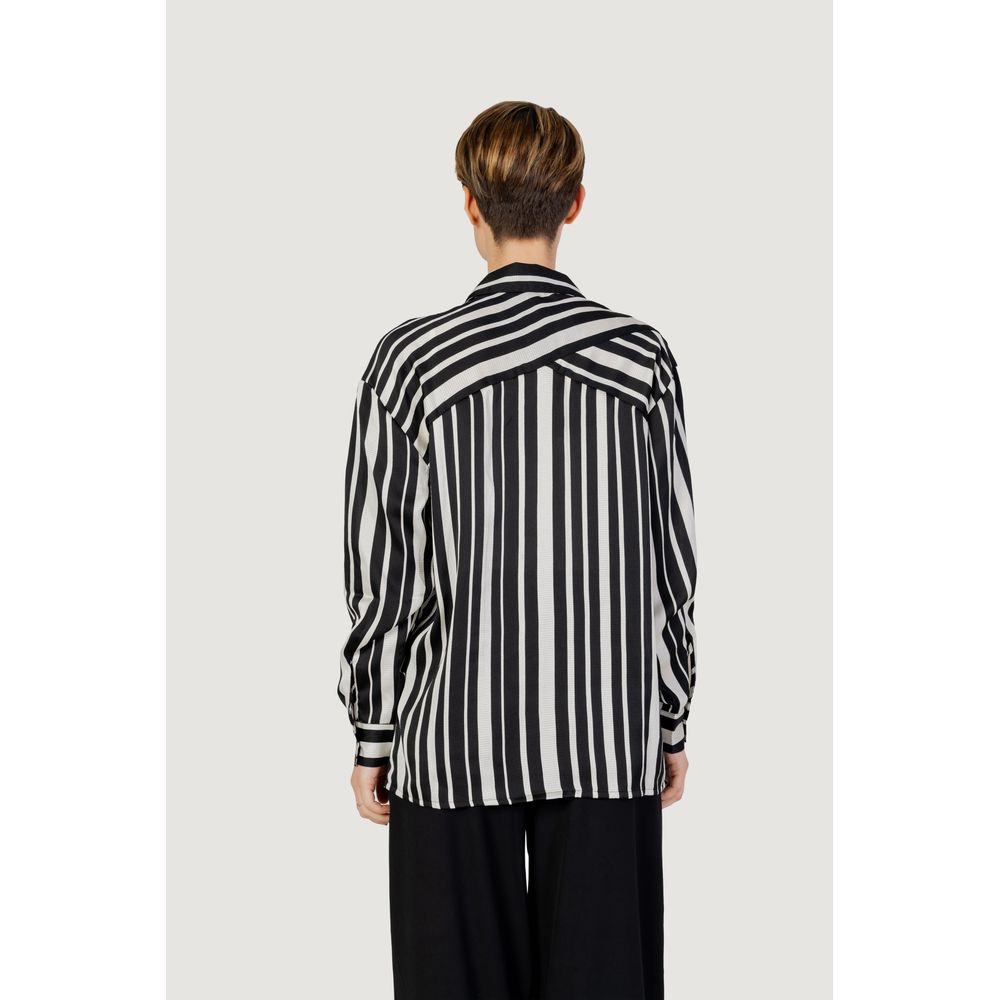 Black Polyester Blouse