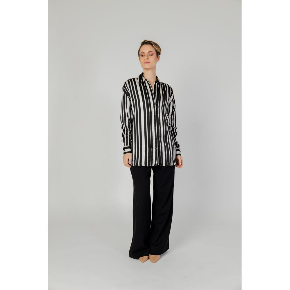 Black Polyester Blouse