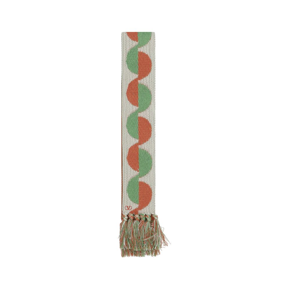 Geometric jacquard pattern Scarf