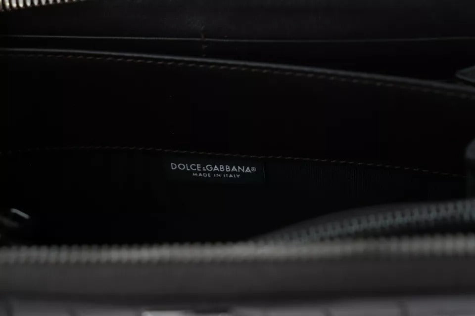 Brown Exotic Leather Zip Around Continental Clutch Wallet - ventzia