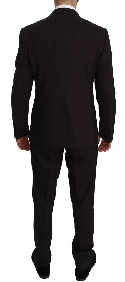 Purple MARTINI Wool Stretch 2 Piece Suit - ventzia