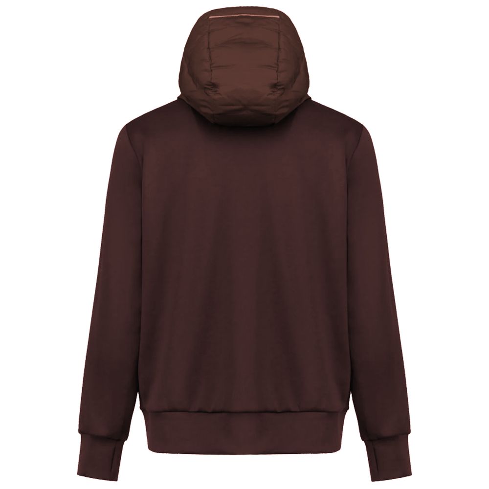 Brown Polyester Jacket - ventzia