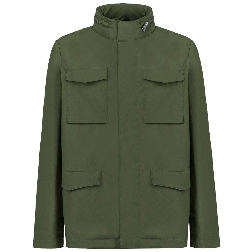 Green Cotton Jacket - ventzia