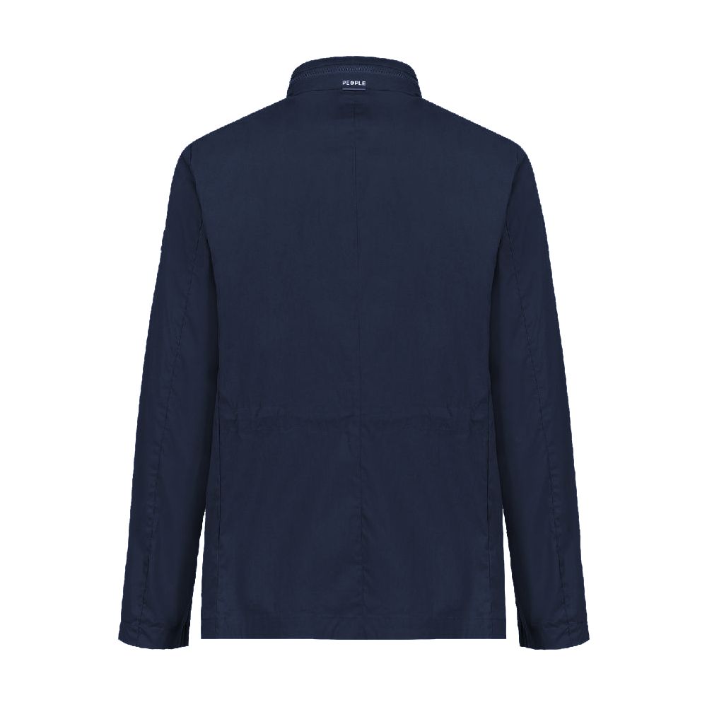 Blue Cotton Jacket - ventzia