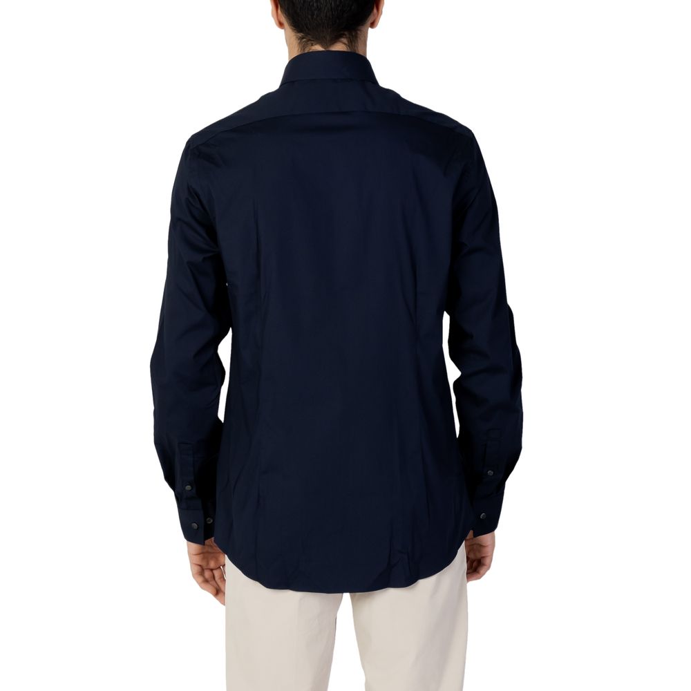 Blue Cotton Shirt - ventzia