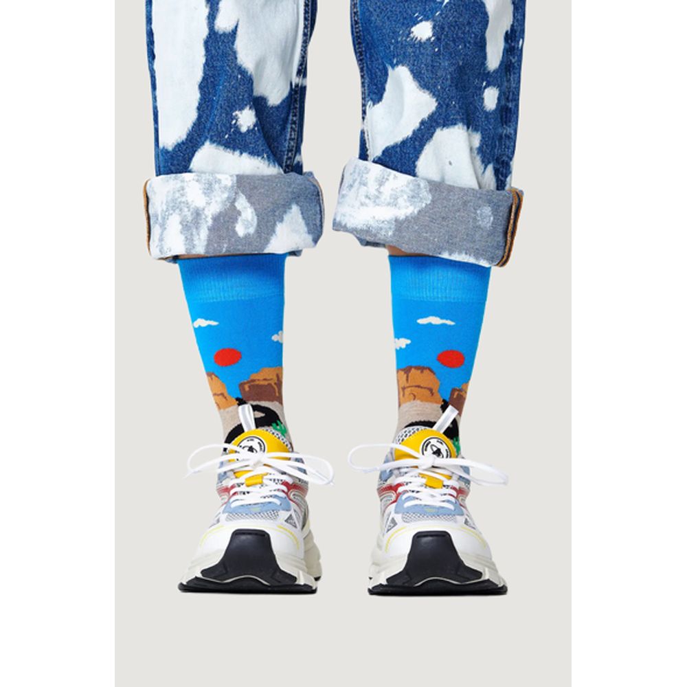 Blue Cotton Sock - ventzia