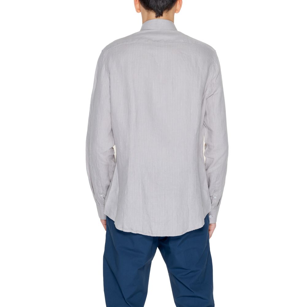 Beige Linen Shirt - ventzia