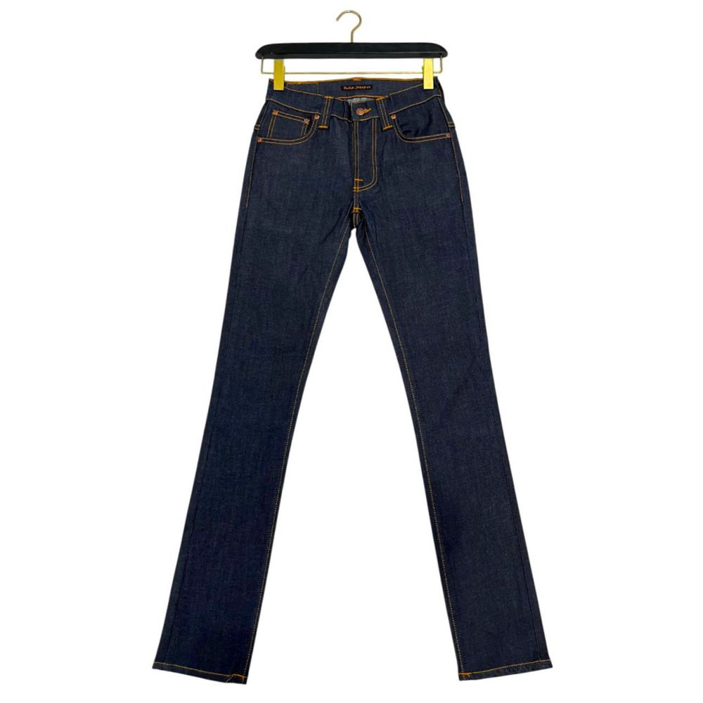 Blue Cotton Women Jeans - ventzia